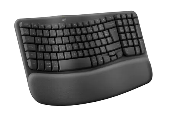 Wireless keyboard Logitech Wave Keys ergonomic – GRAPHITE
