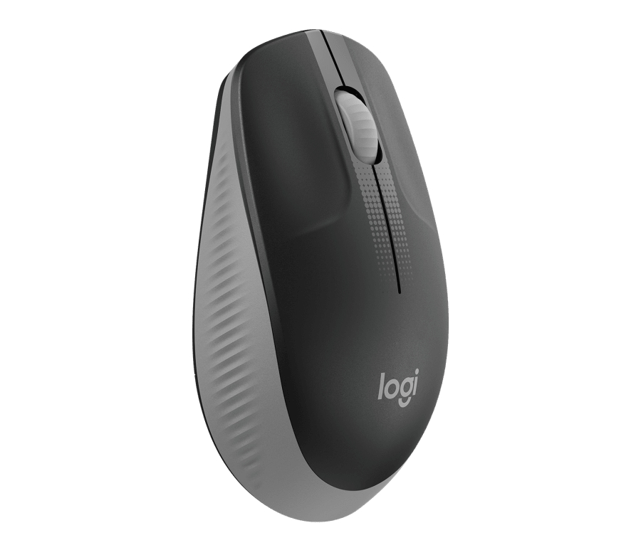 Безжична мишка Logitech M190 Full-size - MID GREY