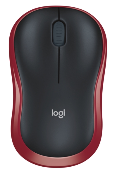 Mouse Logitech Wireless Mouse M185 Red 24GHz N A EWR2 10PK ARCA AUTO