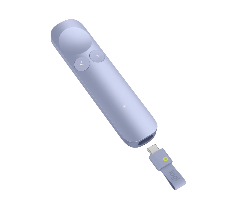 Презентационна мишка Logitech Spotlight 2 Remote, люляк