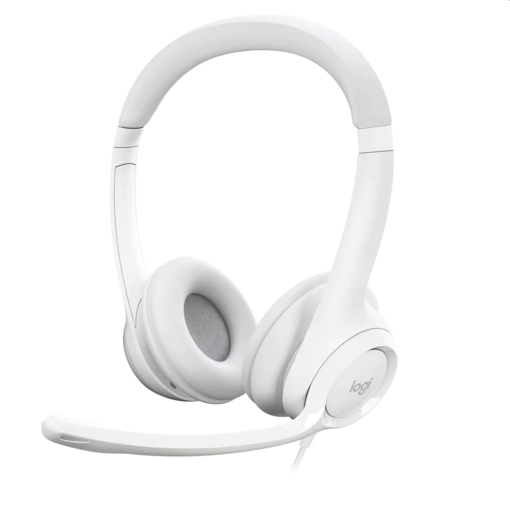 PC Слушалки Logitech H390 USB Computer – OFF-WHITE
