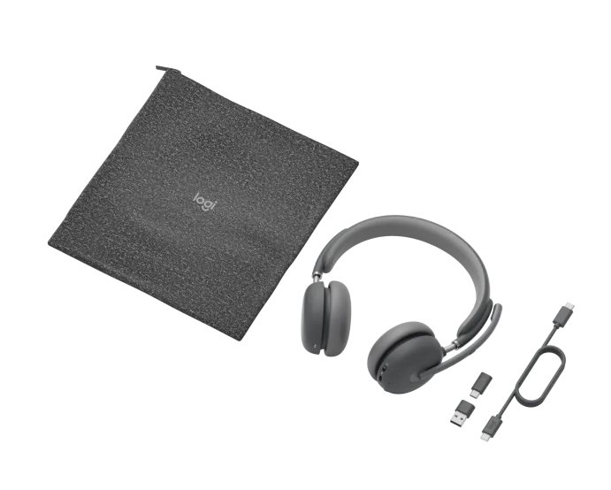 Слушалки Logitech Zone Wireless 2 Headset Teams GRAPHITE