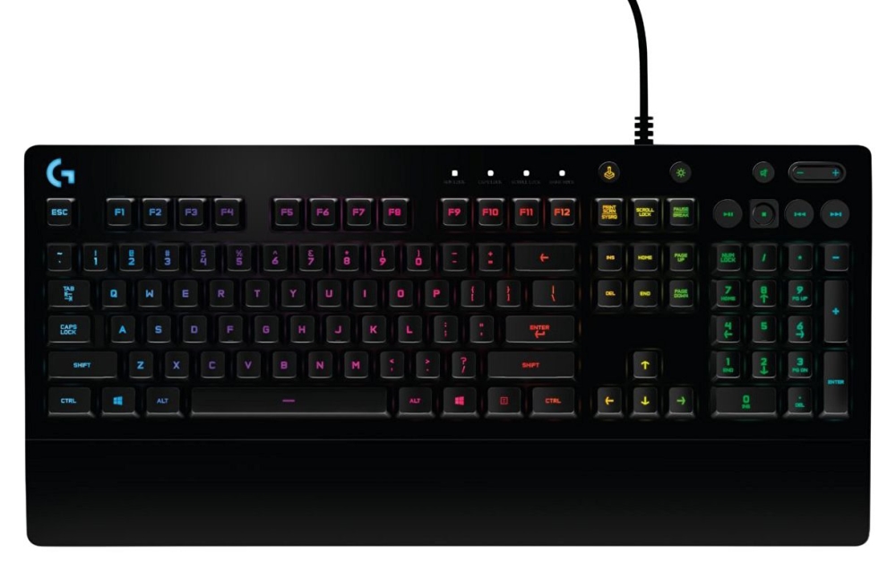 Гейминг клавиатура Logitech G213 Prodigy, Lightsync, Black