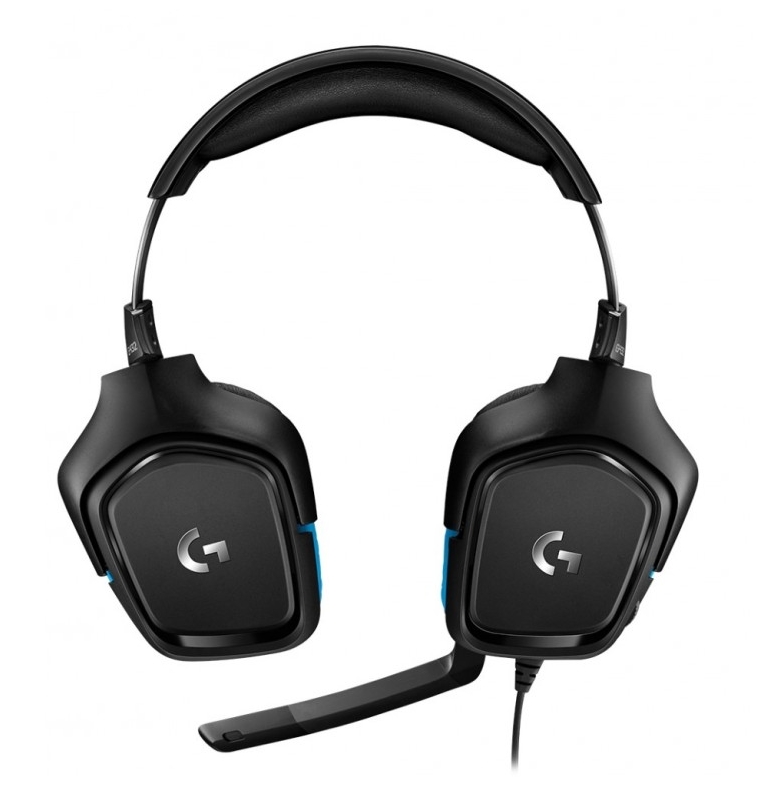 Гейминг слушалки Logitech G432 Surround, 50mm Drivers, Black