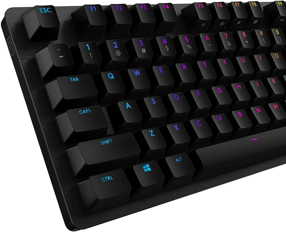 Gaming keyboard logitech g512, black carbon brown