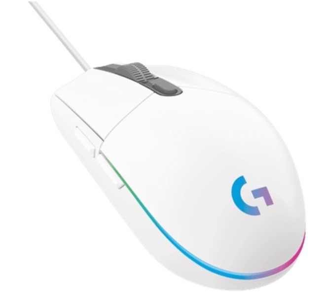 Гейминг мишка Logitech G102, Lightsync RGB, 8000 DPI, White