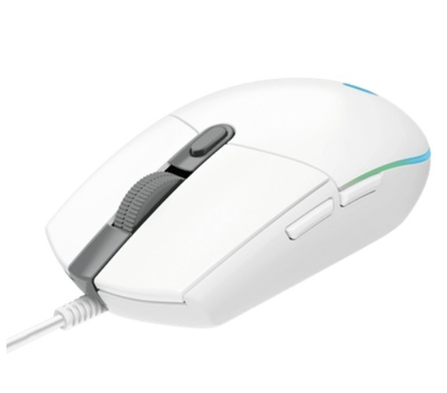 Гейминг мишка Logitech G102, Lightsync RGB, 8000 DPI, White