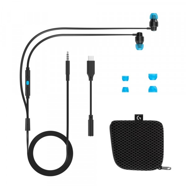 Гейминг слушалки Logitech G333, Cable Management, Black