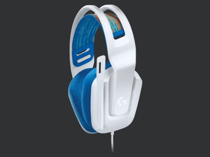 Gaming слушалки Logitech G335,  40mm, White