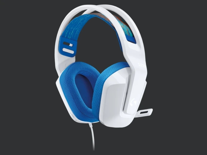 Gaming слушалки Logitech G335,  40mm, White