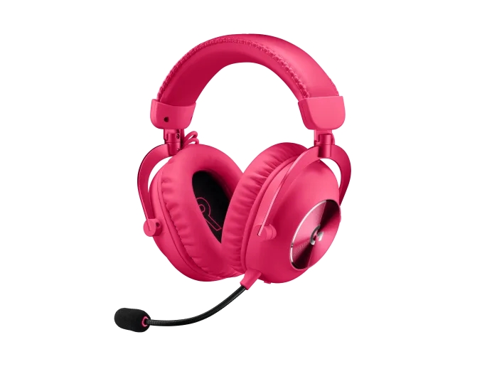 Gaming безжични слушалки Logitech PRO X 2 LIGHTSPEED – MAGENTA EMEA28-935