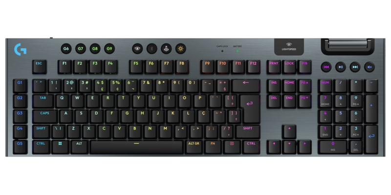 Gaming Клавиатура Logitech G915 X LIGHTSPEED Wireless Gaming Keyboard - BLACK - US INTL