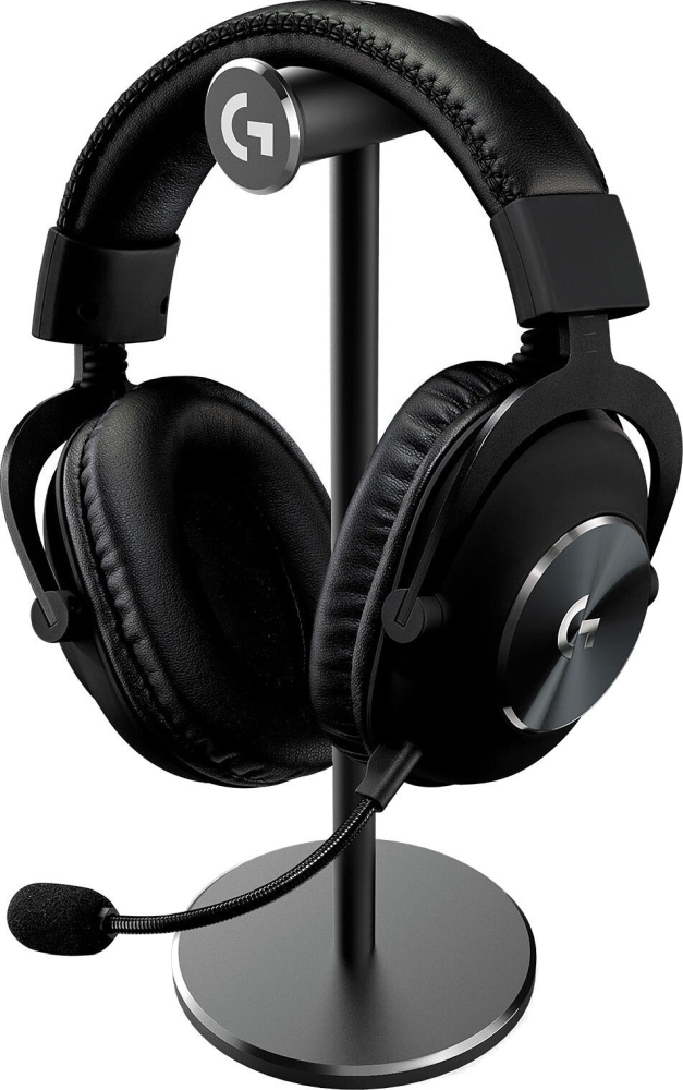 Gaming headsets Logitech G PRO X Gaming Headset with stand - BLACK - EMEA-914