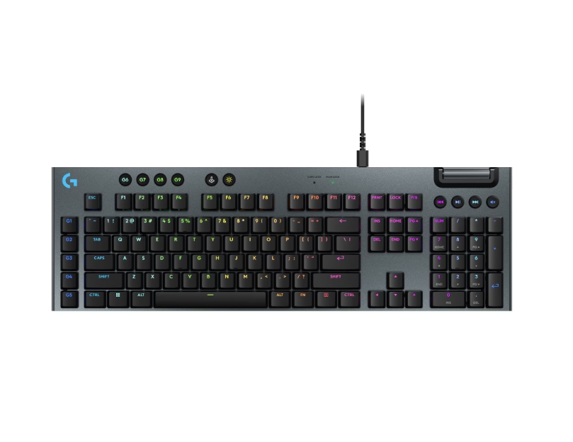 Gaming keyboard Logitech G915 X Low Profile Wired Gaming Keyboard - BLACK - US INT`L