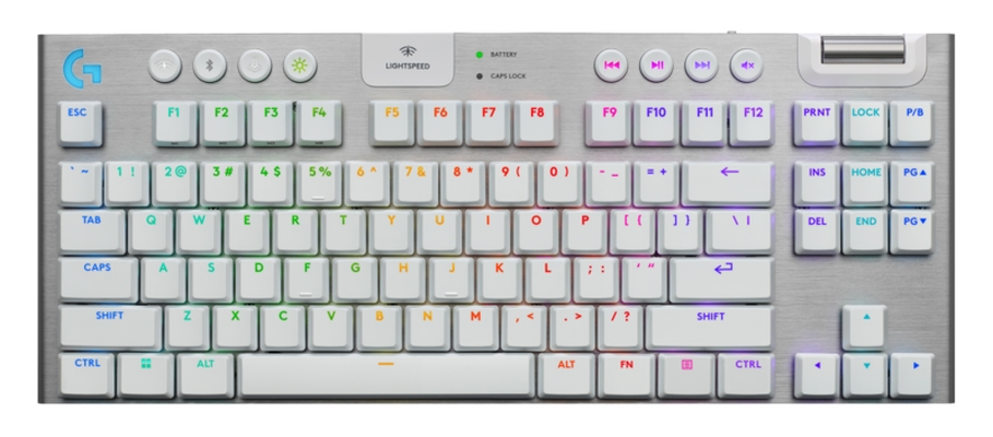Gaming Клавиатура Logitech G915 X LIGHTSPEED TKL Low-Profile Wireless WHITE