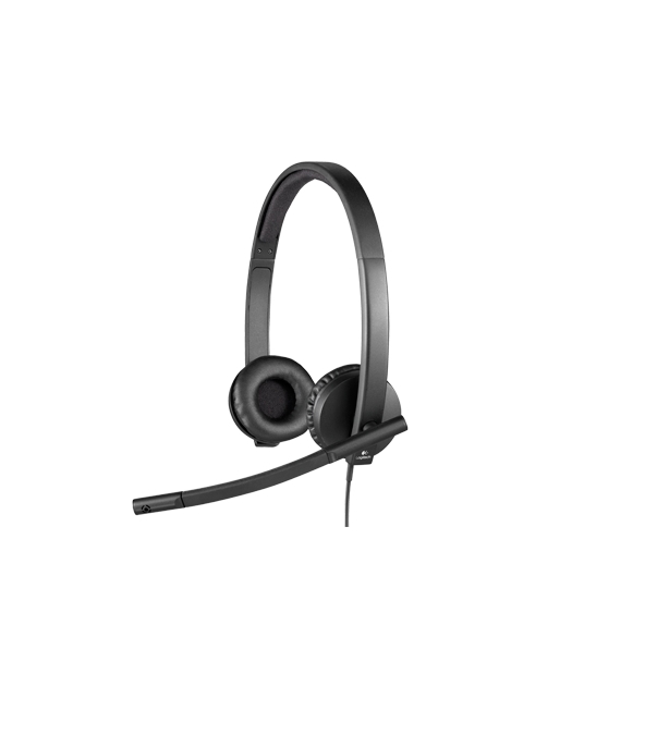 Слушалки Logitech USB H570e Stereo, USB