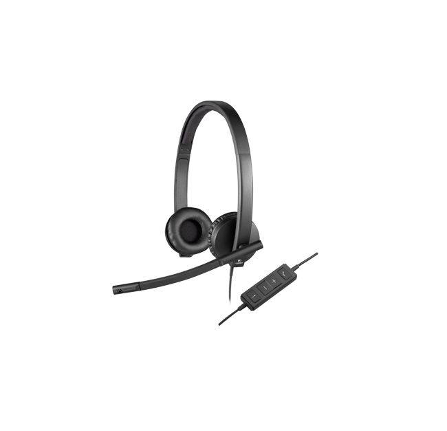 Слушалки Logitech USB H570e Stereo, USB