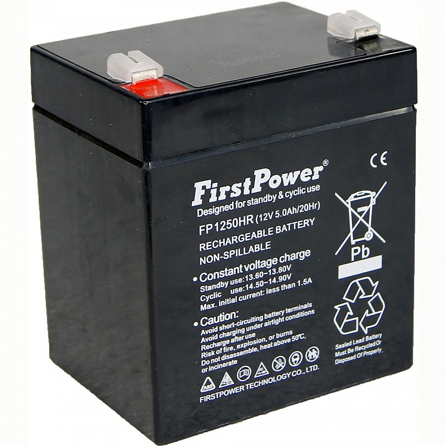 Ups battery firstpower fp5-12 - 12v 5ah f2