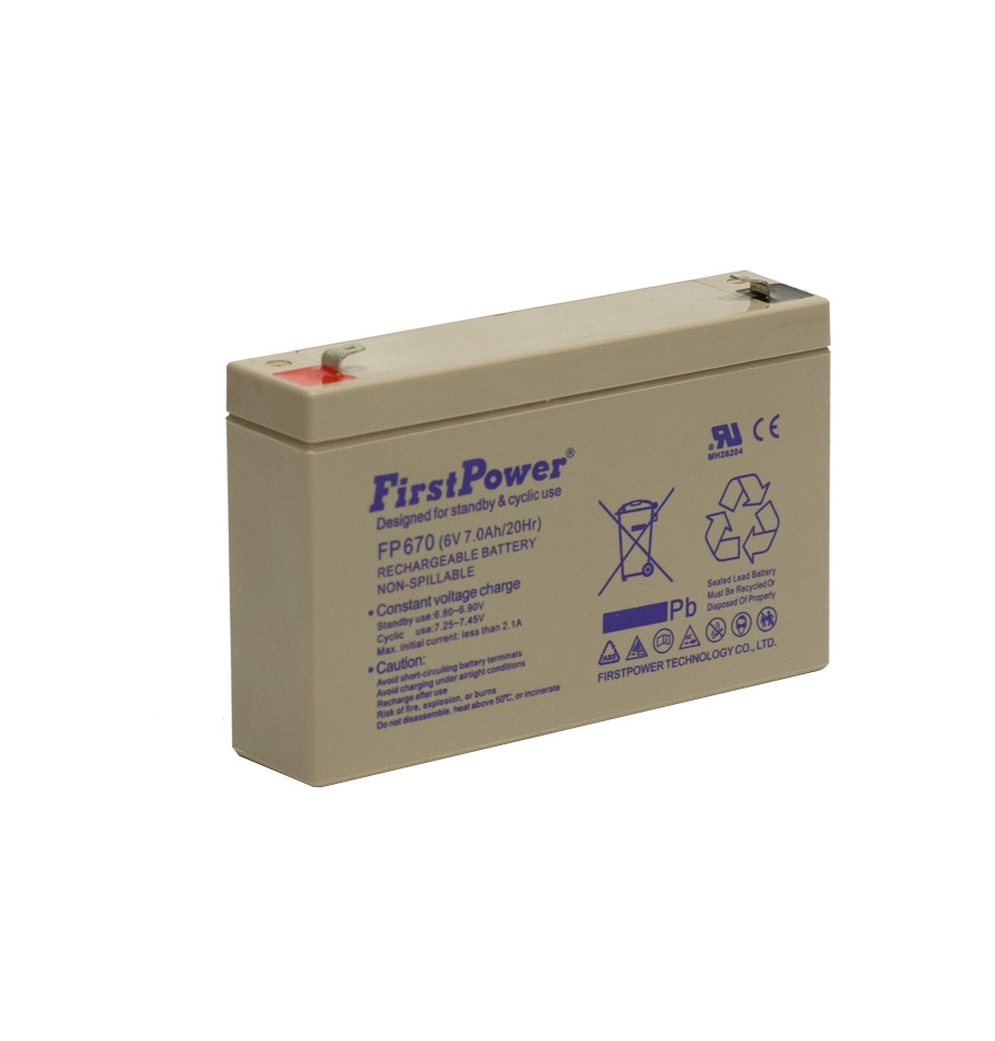UPS First Power FP670 7 Ah 6V
