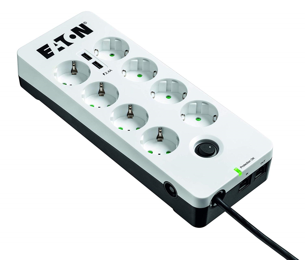 Електрически филтър Eaton Protection Box 8 Tel@ USB DIN