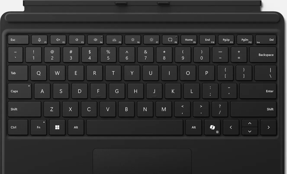 Keyboard Microsoft Surface Pro 2024 Con ENG/INT, Black