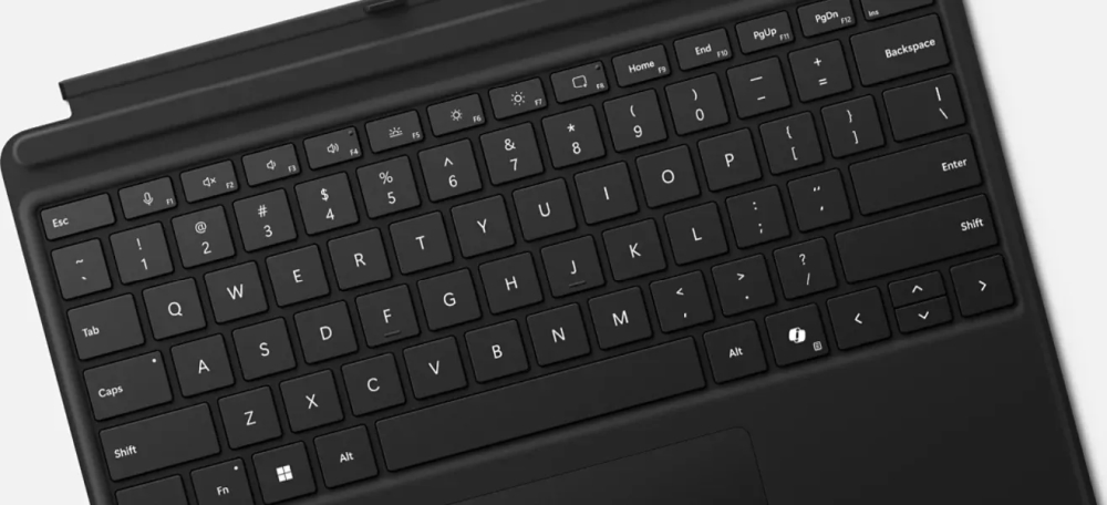Keyboard Microsoft Surface Pro 2024 Con ENG/INT, Black