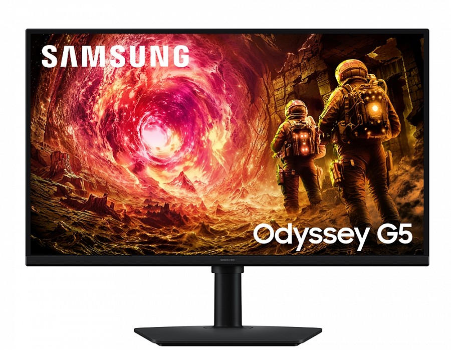 Samsung 27FG502 Odyssey G5 Monitor 27 QHD IPS 180Hz 1ms DP HDMI Black