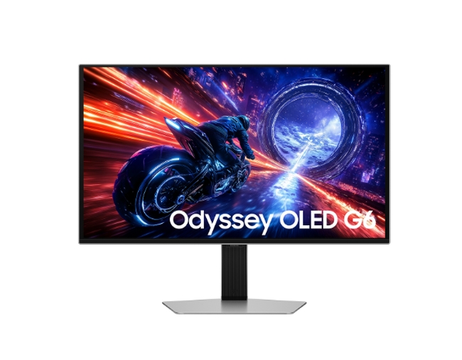 Монитор Samsung 27FG602 27 Odyssey G6 OLED 500Hz 0.03ms 2560x1440 DP HDMI Silver