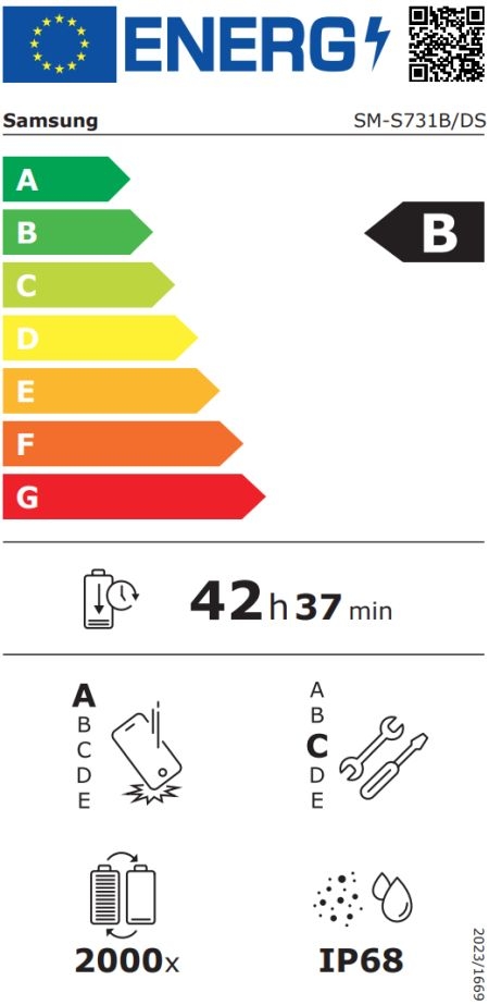 Смартфон Samsung SM‑S731 Galaxy S25 FE 8GB 128GB Ice Blue