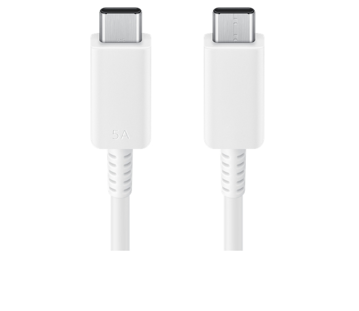 Кабел Samsung USB-C to USB-C 1.8m 5A бял