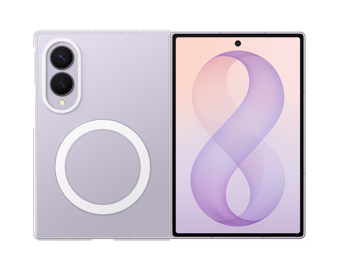 Samsung Galaxy Z Fold 8 Clear Magnet Case, transparent