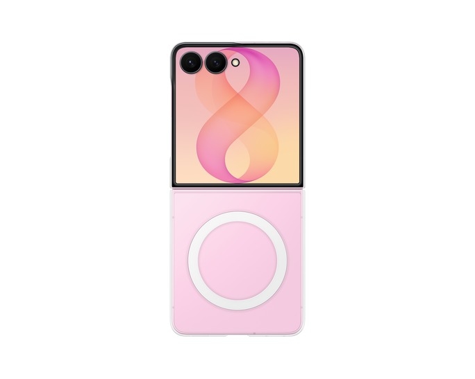 Samsung Galaxy Z Flip 8 Clear Magnet Case, transparent