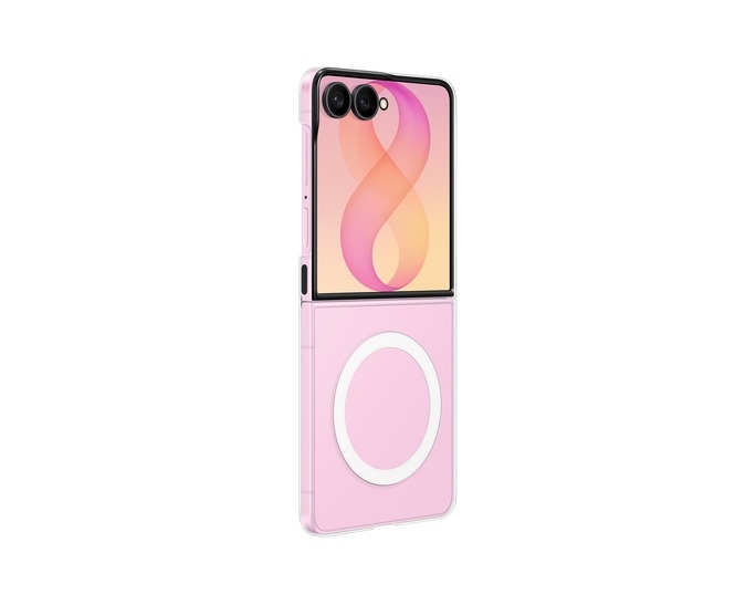 Samsung Galaxy Z Flip 8 Clear Magnet Case, transparent