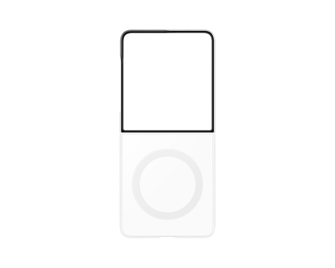 Samsung Galaxy Z Flip 8 Clear Magnet Case, transparent