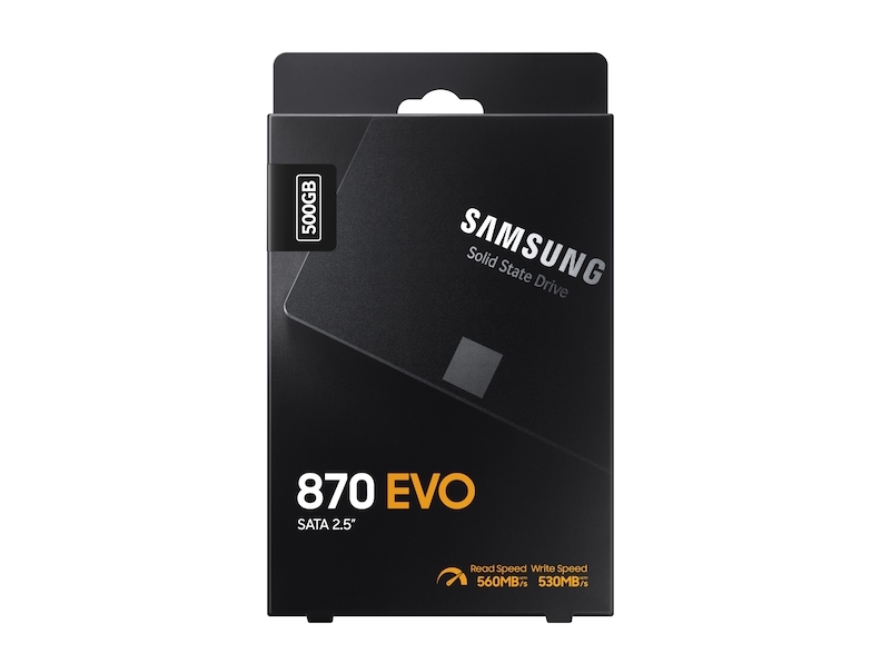 Вътрешен SSD Samsung SSD 870 EVO 500GB Int. 2.5 SATA