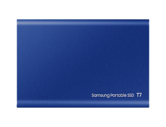 Твърд диск Samsung Portable SSD T7 1TB, Blue