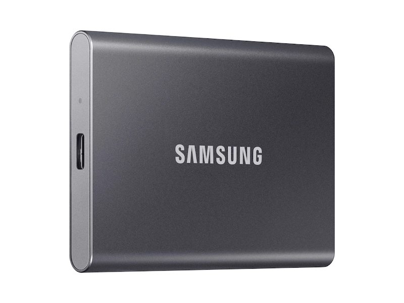 Твърд диск Samsung Portable SSD T7 1TB, Titanium