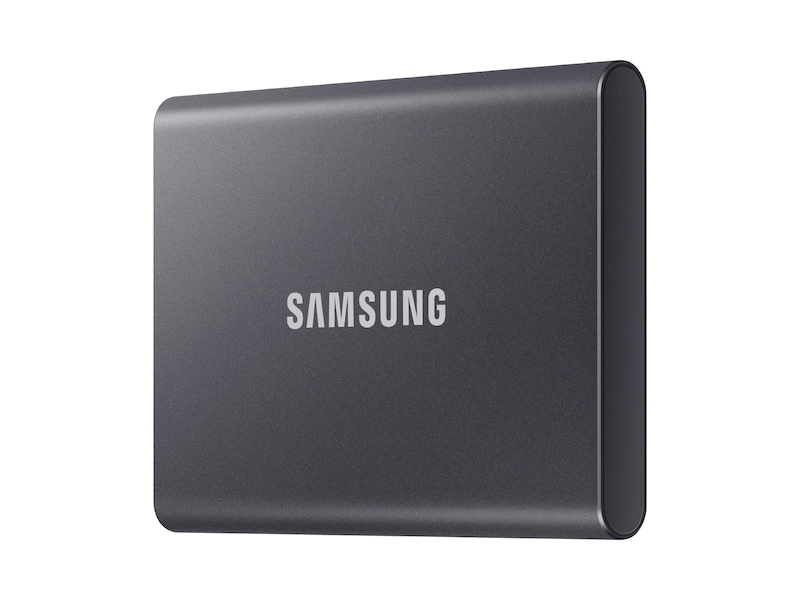 Твърд диск Samsung Portable SSD T7 1TB, Titanium