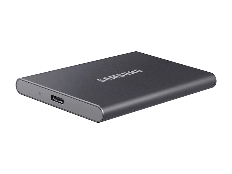 Твърд диск Samsung Portable SSD T7 1TB, Titanium