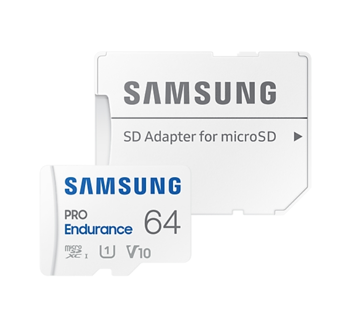 Карта памет Samsung 64 GB micro SD PRO Endurance Adapter Class10