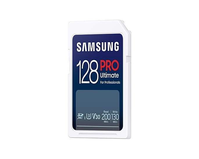 Memory Card Samsung 128GB SD PRO Ultimate USB Reader U3 V30 200MB/s read 130MB/s write