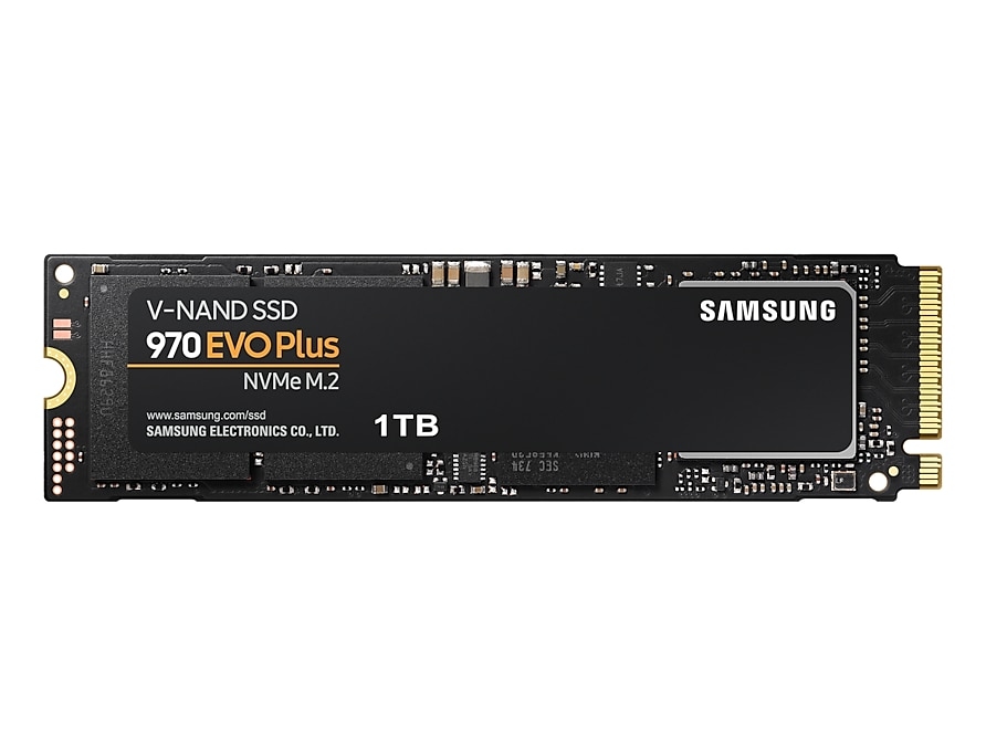 Вътрешен SSD Samsung SSD 970 EVO Plus 1 TB M.2, 1 GB DDR4