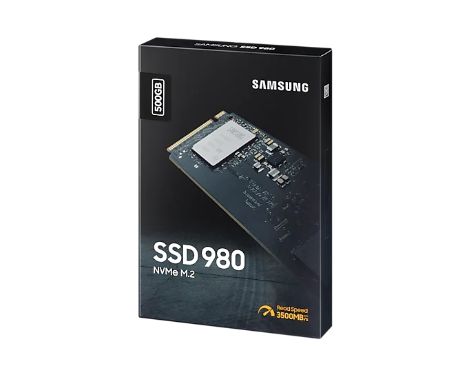 Вътрешен SSD Samsung 980 500GB PCIe 3.0 NVMe