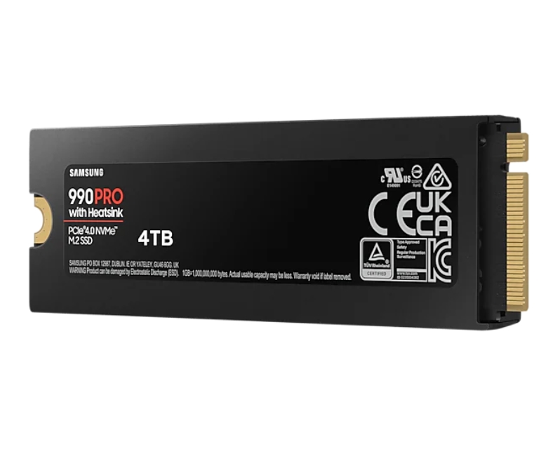 Вътрешно SSD Samsung SSD 990 PRO 4TB Heatsink PCIe 4.0