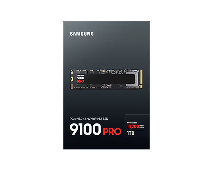 SSD Samsung 9100 PRO 1TB PCIe 5.0 NVMe M.2