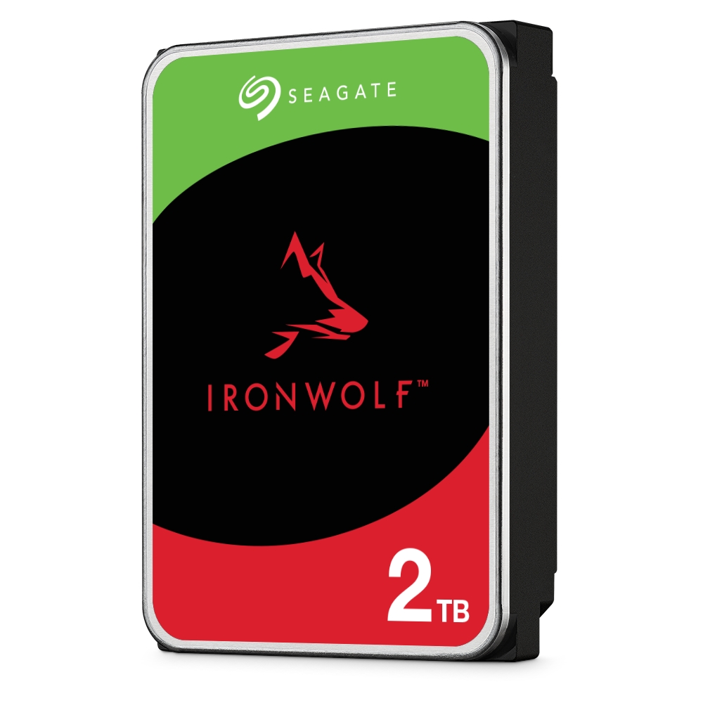 Вътрешен HDD Seagate IronWolf 2TB ( 3.5, 256MB, 5400 RPM, SATA 6Gb/s )