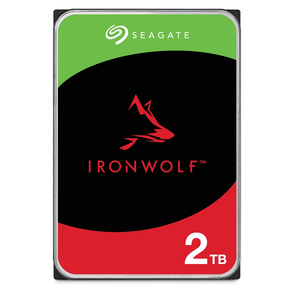 Вътрешен HDD Seagate IronWolf 2TB ( 3.5, 256MB, 5400 RPM, SATA 6Gb/s )