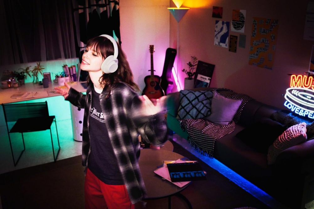 Слушалки Sony WH-ULT900N, Off white