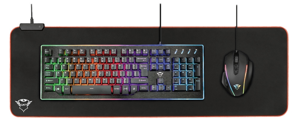Gaming pad trust gxt 764 glide-flex xxl rgb flexible xxl