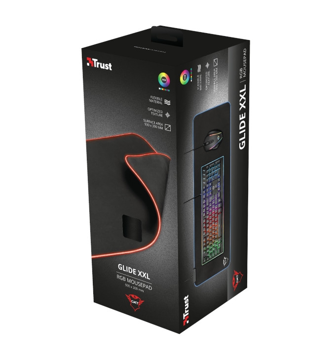 Gaming pad trust gxt 764 glide-flex xxl rgb flexible xxl